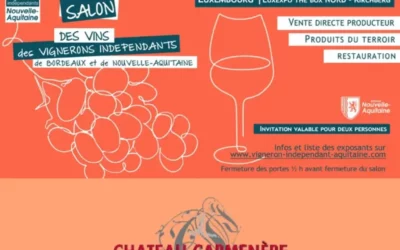 Château Carmenère au Salon des Vignerons Indépendants de Luxembourg